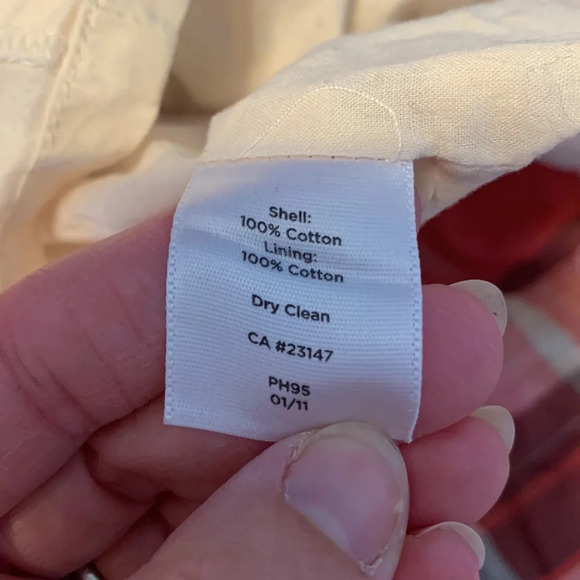 Talbots size 2 red brown cream plaid apple picking light skirt A line pleated - Picture 9 of 9